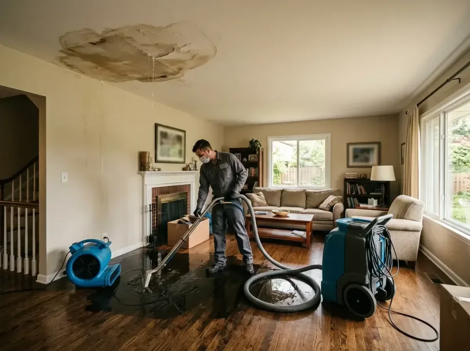 attic-pipe-burst-ceiling-drip-008 — frequently asked questions, Water Damage Restoration & Carpet Care in Stevensville, MD